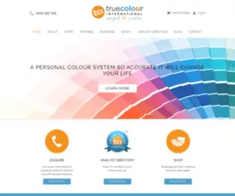 Truecolour.com.au(True Colour International) Screenshot