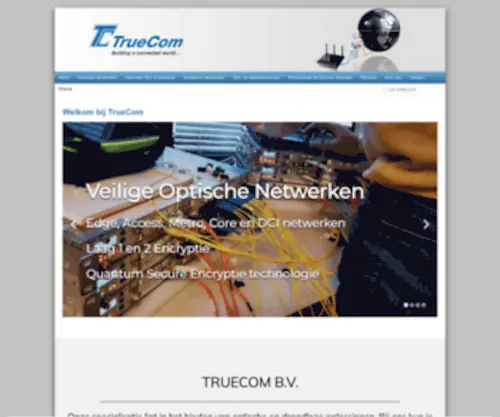 Truecom.com(Welkom bij TrueCom) Screenshot