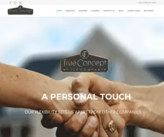 Trueconcepttitle.com(True Concept Title Company) Screenshot