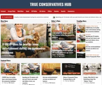 Trueconservativeshub.com(Beauty Center) Screenshot