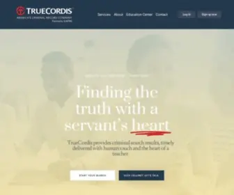 Truecordis.com(America's Criminal Record Company) Screenshot