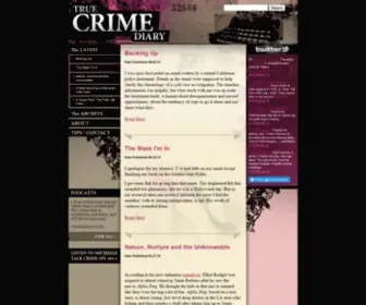 Truecrimediary.com(True Crime Diary) Screenshot