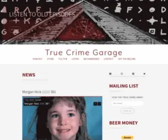 Truecrimegarage.com(True Crime Garage) Screenshot