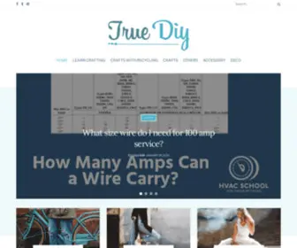Truediy.net(Leading Do It Yourself Magazine) Screenshot