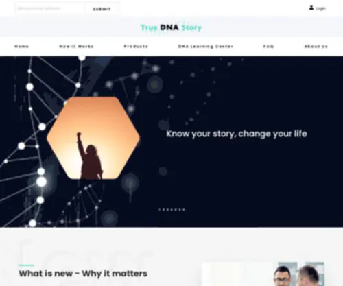 Truednastory.com(Clinical Quality DNA reports for you & your doctor) Screenshot