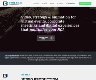 Truefilmproduction.com(New York Video Production Company) Screenshot