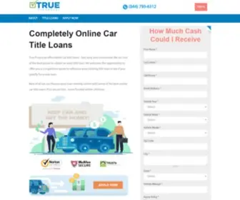 Truefinancial.com(Best Title Loans Online) Screenshot