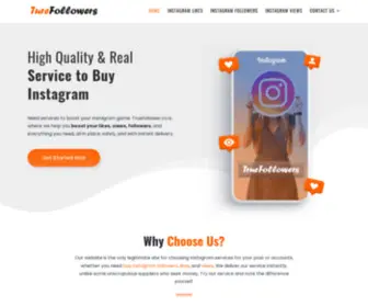 Truefollowers.co(Buy Instagram Followers And Likes) Screenshot