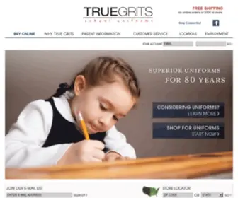 Truegrits.com(School uniforms) Screenshot