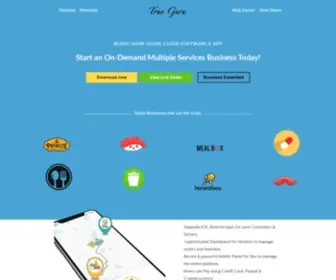 Trueguru.org(GoJek clone script with ready) Screenshot
