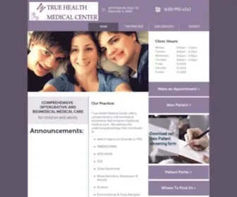 Truehealthmedical.com(INTERGRATIVE AND BIOMEDICAL MEDICAL CARE) Screenshot