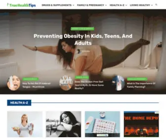 Truehealthtips.com(True Health Tips) Screenshot