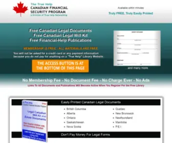 Truehelpfinancial.com(True Help) Screenshot