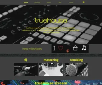 Truehouse.ch(Truehouse.net the official home of c&m productions) Screenshot