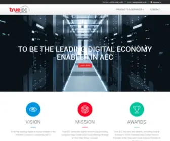 Trueidc.com.mm(True Internet Data Center) Screenshot