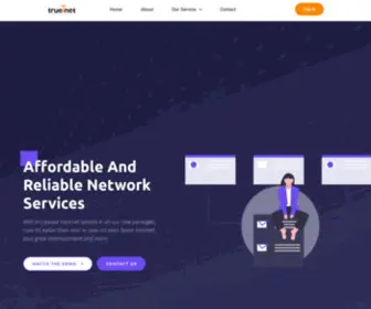 Trueinet.in(Your Connection To Digital World) Screenshot