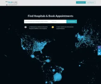 Truekure.com(Hospital Info) Screenshot