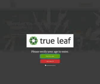 Trueleafbrands.com(True Leaf Brands) Screenshot