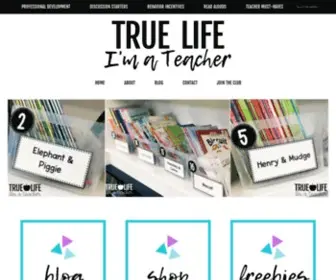 Truelifeimateacher.com(True Life) Screenshot