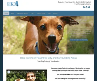 Truelifek9.com(Dog Training Peachtree City GA) Screenshot