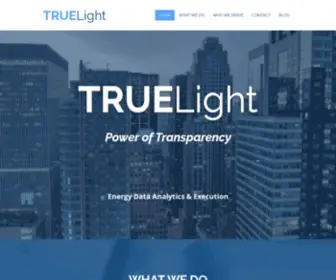 Truelightenergy.com(Retail Energy Data) Screenshot