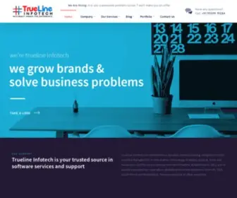 Truelineinfotech.com(TrueLine InfoTech) Screenshot