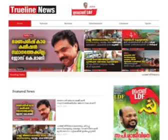 Truelinenews.com(Kerala's foremost malayalam News Portal) Screenshot