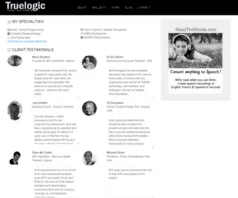 Truelogic.org(High quality custom software development for global clients) Screenshot