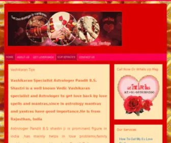 Trueloveback.com(Get True Love Back WIth Vashikaran Or Black Magic Mantra) Screenshot