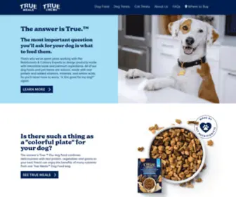 Truemealsandchews.com(The most important question you'll ask for your dog) Screenshot