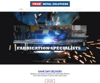 Truemetalsolutions.com.au(Steel Supplies) Screenshot