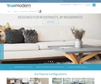 Truemodern.com(Modern Sofas for the Home) Screenshot