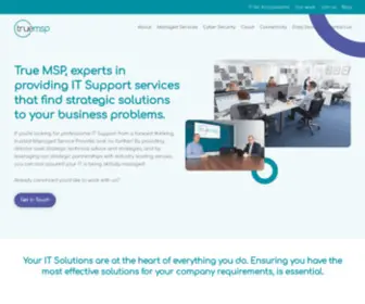 Truemsp.co.uk(At True MSP everything from our IT support services to cyber security) Screenshot