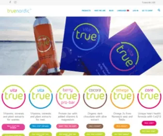 Truenordic.com(Premium food supplements) Screenshot