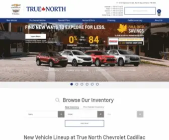 Truenorthchev.com(True North Chevrolet) Screenshot