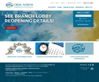 Truenorthfcu.org(True North Federal Credit Union) Screenshot