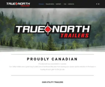 Truenorthtrailers.com(True North Trailers) Screenshot