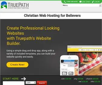 Truepath.com(Christian Web Hosting) Screenshot