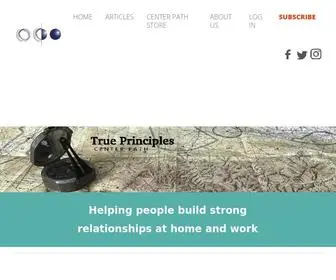 Trueprinciples.com(True Principles Center Path) Screenshot
