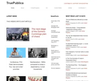 Truepublica.org.uk(Critical  ) Screenshot