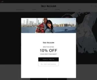 Truereligionbrandjeans.com(TRUE RELIGION Brand Jeans) Screenshot