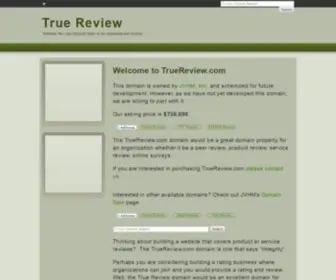 Truereview.com(Product Review) Screenshot