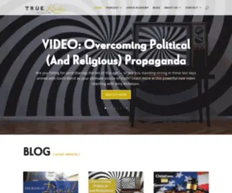 Truerichesradio.com(Challenging Believers to Think) Screenshot