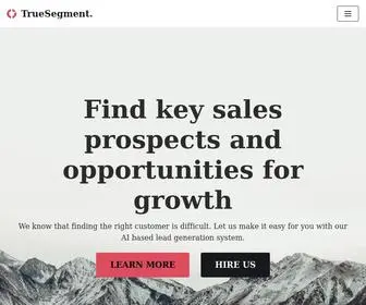 Truesegment.com(truesegment) Screenshot