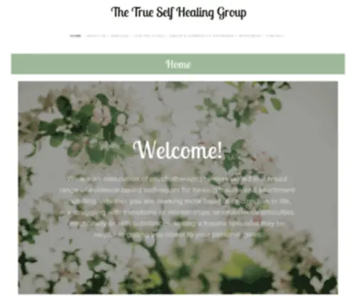 Trueselfhealinggroup.com(The True Self Healing Group) Screenshot