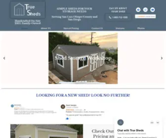 Truesheds.com(True Sheds) Screenshot