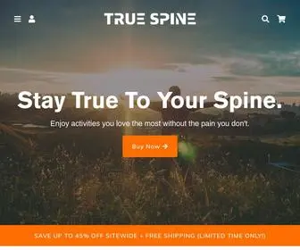 Truespine.co(True Spine) Screenshot