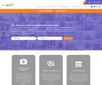 Truestaff.com(Paying Travel Nursing Jobs Nationwide) Screenshot