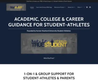 Truestudentathletes.com(True Student) Screenshot