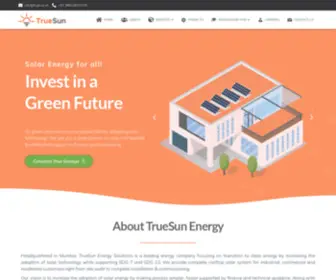 Truesun.in(Truesun Energy) Screenshot